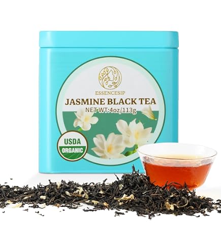 Amazon.com : Essencesip Organic Jasmine Green Tea Loose Leaf, 4oz